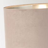 Searchlight Tafellamp chroomWhitby met roze kap - eu81214PI - thumbnail