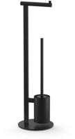 ZACK Scala toiletbutler Ø20x72cm zwart - thumbnail