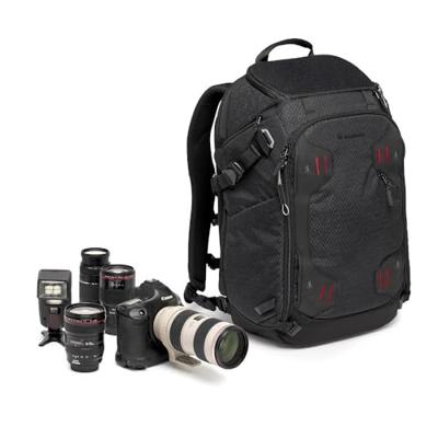 Manfrotto PRO Light Multiloader M, Professionele Fotografische Rugzak voor Camera's, 4 Access Points, Meerdere Statief Bevestigingen, 3 Gebruiksmodi, Verwisselbare Verdelers, Zwart