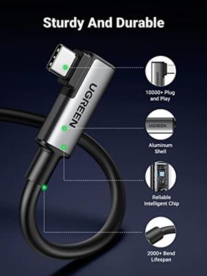 UGREEN USB-C naar USB-C VR-kabel 5m Zwart 60W Nieuw