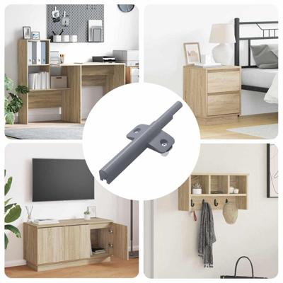 Zachte Sluitdempers 12 pcs Grijs 125 x 47 x 15 mm PP