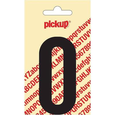 Plakletter Nobel Sticker zwarte letter o Pickup - Pickup