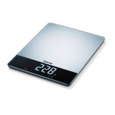 Beurer KS 34 Stainless Steel Keukenweegschaal Digitaal Weegbereik (max.)=15 kg RVS 200 x 263 x 20