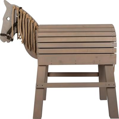 Small Foot - houten paard grijs - thumbnail