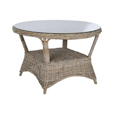 Eettafel Home ESPRIT Rotan 120 x 120 x 82 cm