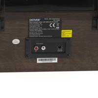Denver MRD-52 muzieksysteem met DAB+/FM/AM radio, platenspeler en cd-speler, houtlook - thumbnail