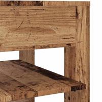 Salontafel 55,5x55x45 cm bewerkt hout oud houtkleurig - thumbnail