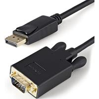StarTech.com 91 cm DisplayPort naar VGA-kabel - DisplayPort VGA-kabel - DisplayPort VGA-converter - DisplayPort naar monitorkabel - DisplayPort 1.2-kabel - 1920 x 1200 - Zwart - (DP2VGAMM3B) - thumbnail