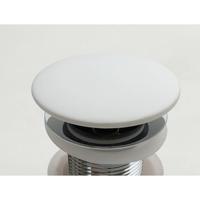 ZEZA Alexia waskom klikwaste kapje - Solid Surface - enkel bovenzijde - wit mat JZ9033M - thumbnail