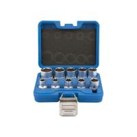 Doppenset 1/2" 10-delig INCH - thumbnail