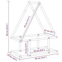 Brandhoutrek 50x25x60 cm koudgewalst staal wit - thumbnail