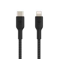 Kabel USB-C naar Lightning Belkin CAA004BT2MBK Zwart 2 m - thumbnail