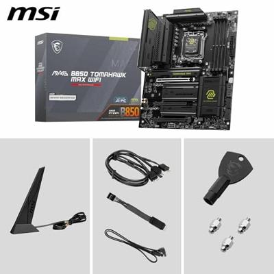 Moederbord - MSI - MAG B850 TOMAHAWK MAX WIFI - AM5 - DDR5 - ATX - thumbnail