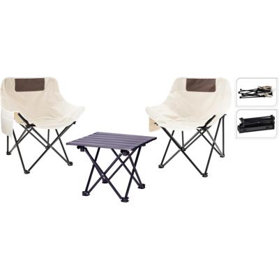 Campingset metaal 3-delig