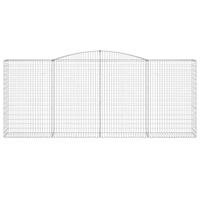 Schanskorven 15 st gewelfd 400x50x160/180 cm ijzer - thumbnail