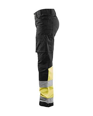 Blåkläder Dames werkbroek High-Vis met stretch 71611811 | Zwart/High-Vis Geel | Maat 38 - 7330509615737 Blåkläder Dames werkbroek High-Vis met stretch 71611811 | Zwart/High-Vis Geel | Maat 38 - 7330509615737