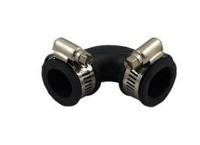 Air Aqua Flexibele Rubber Bocht 90° 25mm - Weerbestendig en Makkelijk te Monteren - thumbnail