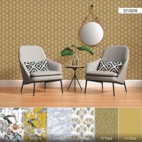 Architects Paper Jungle Chic geel behang | 377074 - thumbnail