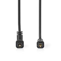 Nedis CAGP25200BK10 Optische Audiokabel Toslink Male Toslink Male Draaibaar 1.00 M Rond Pvc Zwart Envelop - thumbnail