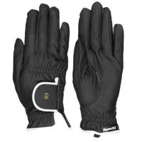 Roeckl Lona handschoenen zwart/wit maat:7.0 - thumbnail