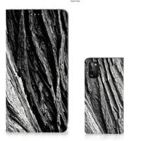 Book Wallet Case Samsung Galaxy A41 Boomschors Grijs - thumbnail