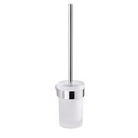 Toiletborstelhouder Sapho Pirenei Hangend 8.5x37.9 cm Chroom / Satijnglas Sapho - thumbnail