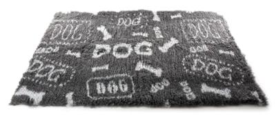 Martin Sellier Vetbed dog print grijs / wit gerecycled Martin Sellier Vetbed dog print grijs / wit gerecycled