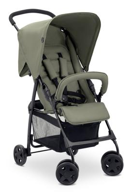 HAUCK - Kinderwagen - SPORT - Opvouwbaar & Liggend - Zonnekap - 4 Wielen - Olijfgroen