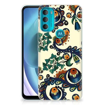 Siliconen Hoesje Motorola Moto G71 5G Barok Flower Siliconen Hoesje Motorola Moto G71 5G Barok Flower