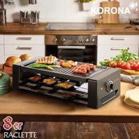 Korona 45070 Gourmetstel 8 pannen Zwart, Zilver - thumbnail