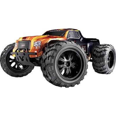 Reely Cimera Zwart Brushless 1:10 RC auto Elektro Monstertruck 4WD 100% RTR 2,4 GHz Incl. accu en lader Reely Cimera Zwart Brushless 1:10 RC auto Elektro Monstertruck 4WD 100% RTR 2,4 GHz Incl. accu en lader