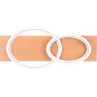 Dimbare LED Plafondlamp 30W - Warm Wit 3000K - Mat Wit Metaal - thumbnail