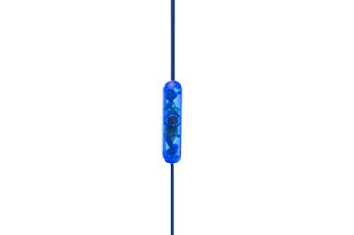 Philips In Ears Kopfhörer SHE2405BL/00 Kopfhörer In Ear mit Mikrofon (Integriertes Mikrofon, 8,6-mm-Treiber, 3 Ohrkappentypen, Transluzentes Gehäuse, 1,2-m-Kabel) Blau