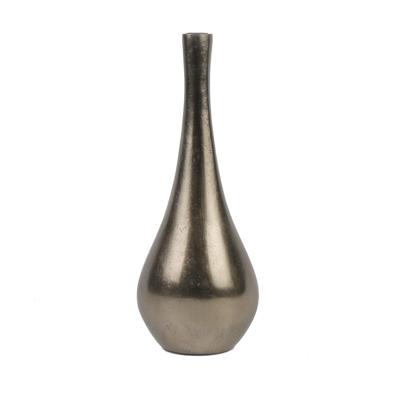 Aluminium Flesvaas Antique Nickel 33cm