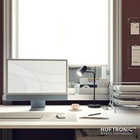 Riga - LED Tafellamp - 4 Watt 345 Lumen - 4000K Neutraal wit- Kantelbaar en Draaibaar - Ingebouwde snoerdimmer - Bureaulamp - GU10 - IP20 voor binnen - Zwart - thumbnail