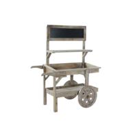 Tuinwagen DKD Home Decor 87 x 14 x 109 cm 87 x 41 x 109 cm Lichtbruin - thumbnail