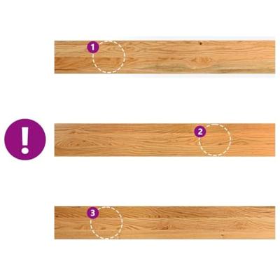 Vensterbanken 2 st 100x15x2 cm massief eikenhout lichtbruin Vensterbanken 2 st 100x15x2 cm massief eikenhout lichtbruin