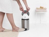 Brabantia Newicon Pedaalemmer 3L Mat Staal - thumbnail