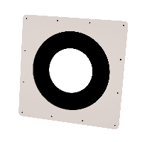 Luchtdicht Doorvoermanchet 0° (ø 180-250mm) - thumbnail