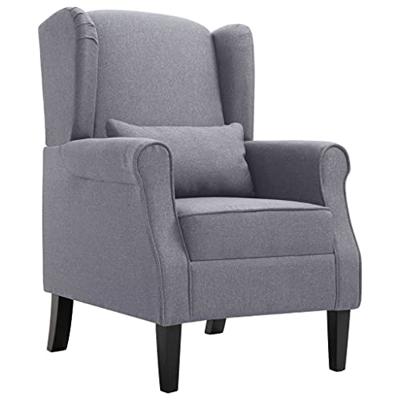 Fauteuil stof donkergrijs Fauteuil stof donkergrijs
