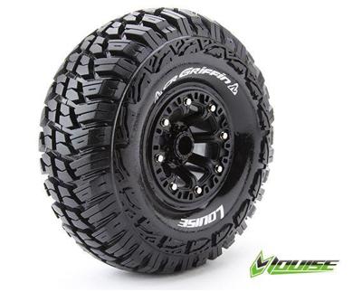 Louise CR-GRIFFIN Banden Set - Super Soft - 2.2" Velgen Zwart - Hex 12mm