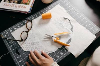 Fiskars soft-touch schaar, l: 15 cm, micro spids, 1 stuk