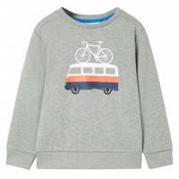 VidaXL Kindertrui 104 gemêleerd lichtkaki - thumbnail