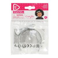 Corolle Ma haarband met strik zilver, 36cm - thumbnail