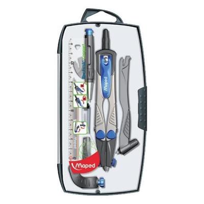 Maped passer Technic Compact 7-delige passerdoos: 1 passer Technic Compact, 1 verlengstuk, 1 universee... Maped passer Technic Compact 7-delige passerdoos: 1 passer Technic Compact, 1 verlengstuk, 1 universee...