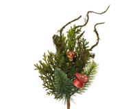 Mushroom spray l25b12h7 cm groen kerst Everlands - Everlands - thumbnail