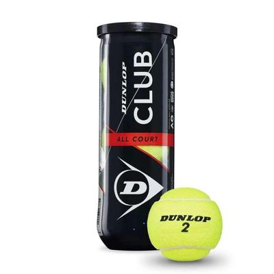DUNLOP CLUB ALL COURT TENNIS BALLS 3-PACK