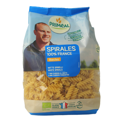 Primeal Witte spirelli bio 500 Gram Primeal Witte spirelli bio 500 Gram