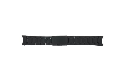 Horlogeband Fossil FS5659 Staal Zwart 22mm