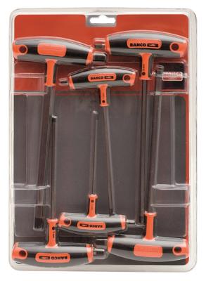 Bahco t-inbussleutelset 3-10mm 6-delig